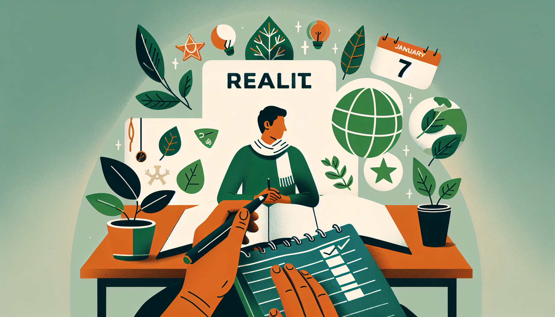 지속 가능한 새해 목표를 위한 현실적인 전략